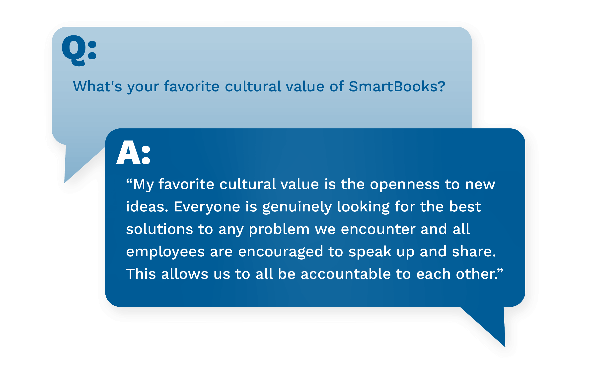 What's your favorite cultural value of SmartBooks?