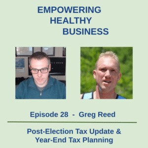 Greg Reed podcast tax plannings strategies for business owners