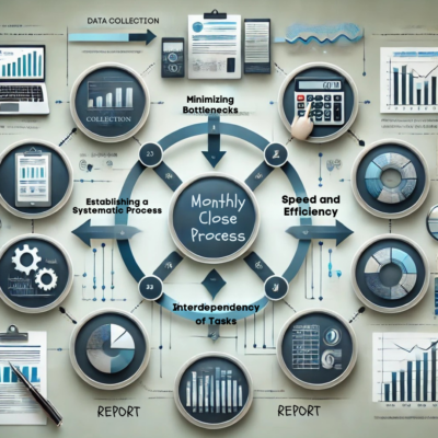 Steps of the Monthly Close Process for accurate financial reporting and timely decision-making.